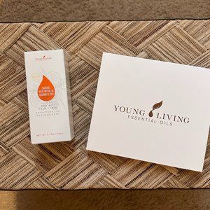 Young Living Charcoal Mask 2.5 oz. New & Sealed & Jade Gua Sha Stone